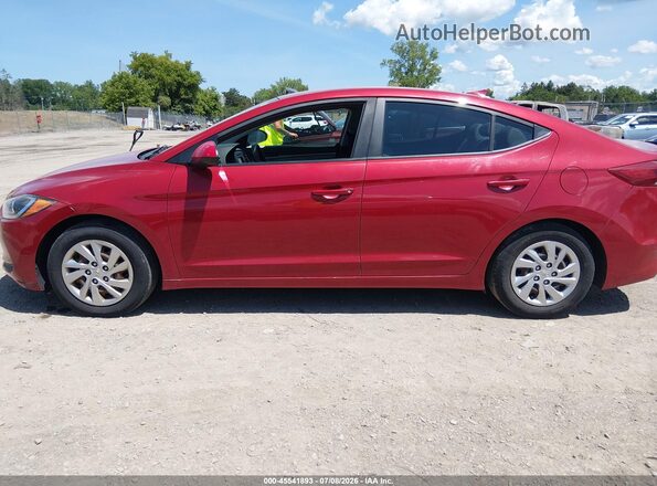 KMHD74LF3HU172494 2017 HYUNDAI ELANTRA Красный Панорамный вид салона 360°