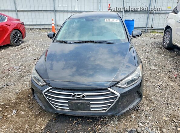 KMHD74LF3HU433011 2017 HYUNDAI ELANTRA Black Вид спереду
