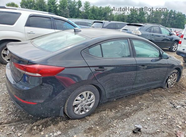 KMHD74LF3HU433011 2017 HYUNDAI ELANTRA Black Задня права чверть