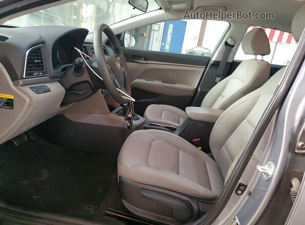 KMHD74LF3JU578796 2018 HYUNDAI ELANTRA Gray Vista interior delantera