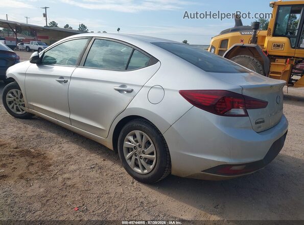 KMHD74LF3KU752819 2019 HYUNDAI ELANTRA Silver Задня ліва чверть