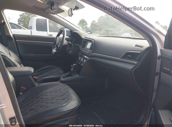 KMHD74LF3KU752819 2019 HYUNDAI ELANTRA Silver Вид салону спереду