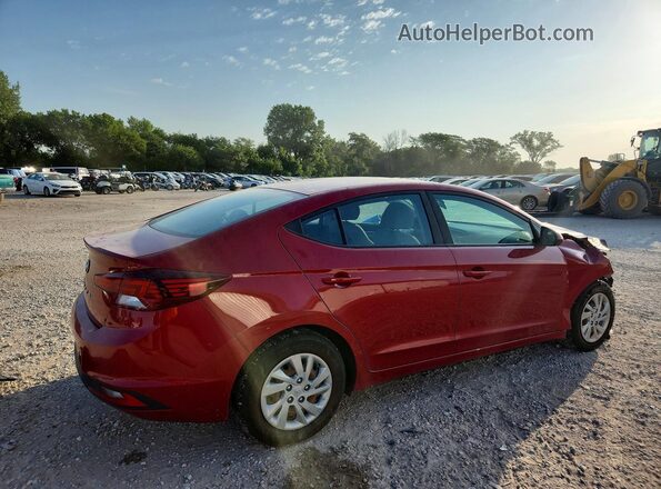 KMHD74LF3KU754652 2019 HYUNDAI ELANTRA Burgundy Հետևի աջ