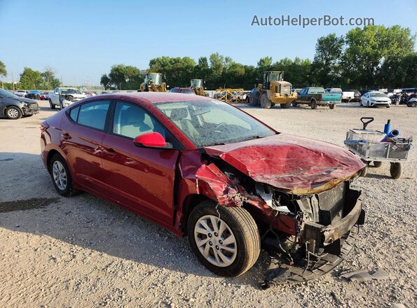KMHD74LF3KU754652 2019 HYUNDAI ELANTRA Burgundy Առջևի աջ