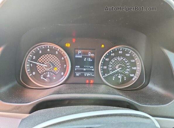 KMHD74LF3KU754652 2019 HYUNDAI ELANTRA Burgundy Սարքավորումների վահանակի տեսք