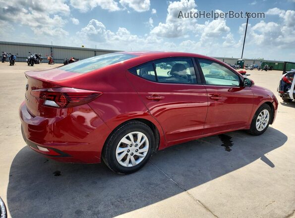 KMHD74LF3KU835697 2019 HYUNDAI ELANTRA Red Trasero derecho