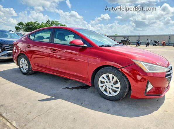 KMHD74LF3KU835697 2019 HYUNDAI ELANTRA Red Delantero derecho