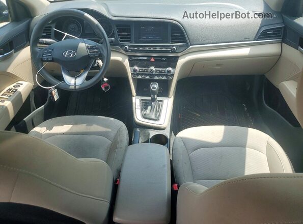 KMHD74LF3LU093030 2020 HYUNDAI ELANTRA Black Dashboard view