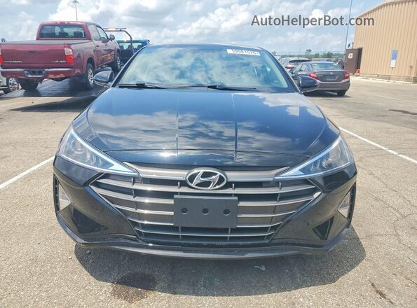 KMHD74LF3LU093030 2020 HYUNDAI ELANTRA Black Front view