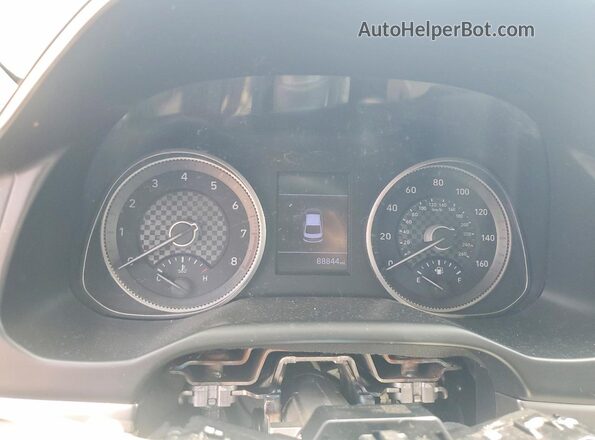 KMHD74LF3LU093030 2020 HYUNDAI ELANTRA Black Instrument cluster view