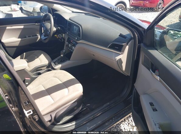KMHD74LF3LU975671 2020 HYUNDAI ELANTRA Black Front interior view