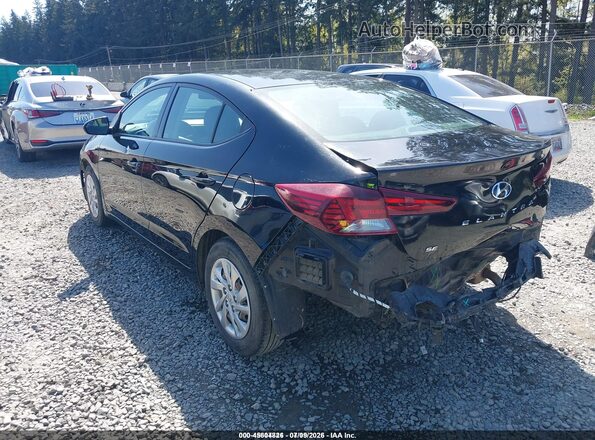 KMHD74LF3LU975671 2020 HYUNDAI ELANTRA Black Rear left