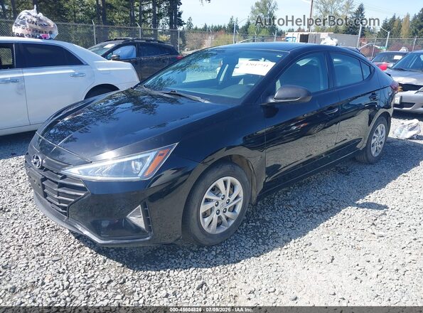 KMHD74LF3LU975671 2020 HYUNDAI ELANTRA Black Front left