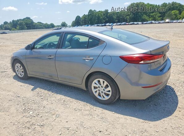 KMHD74LF4HU391948 2017 HYUNDAI ELANTRA Silver Trasero izquierdo
