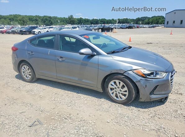 KMHD74LF4HU391948 2017 HYUNDAI ELANTRA Silver Delantero derecho