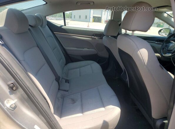 KMHD74LF4HU391948 2017 HYUNDAI ELANTRA Silver Vista de los asientos traseros