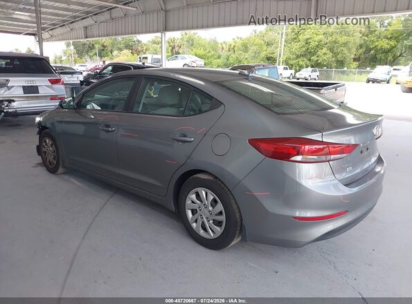 KMHD74LF4HU396020 2017 HYUNDAI ELANTRA Gray უკანა მარცხენა