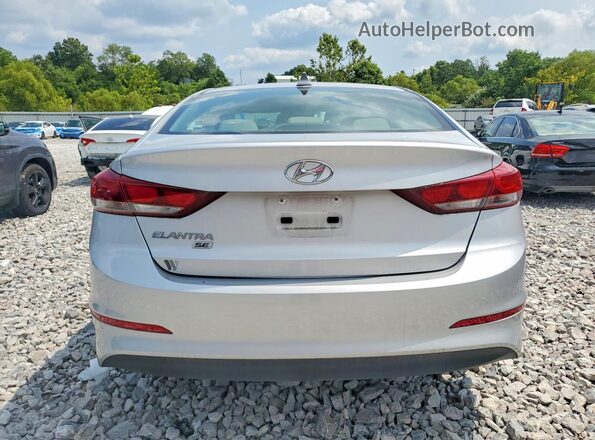 KMHD74LF4HU396731 2017 HYUNDAI ELANTRA Серебряный Вид сзади