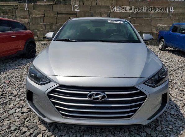 KMHD74LF4HU396731 2017 HYUNDAI ELANTRA Серебряный Вид спереди