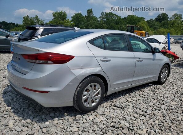 KMHD74LF4HU396731 2017 HYUNDAI ELANTRA Серебряный Задняя правая четверть