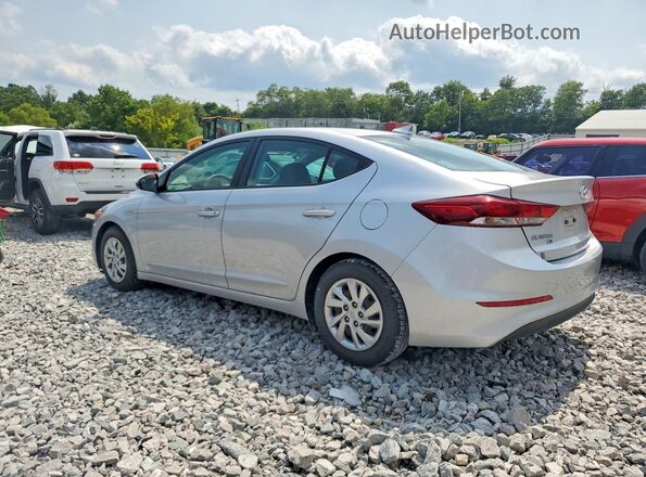 KMHD74LF4HU396731 2017 HYUNDAI ELANTRA Серебряный Задняя левая четверть