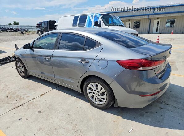 KMHD74LF4JU471207 2018 HYUNDAI ELANTRA Gray Tył lewy