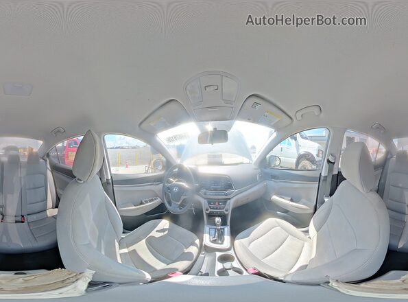 KMHD74LF4JU471207 2018 HYUNDAI ELANTRA Gray Widok naklejki z numerem VIN