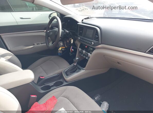 KMHD74LF4LU105931 2020 HYUNDAI ELANTRA Gray Widok wnętrza z przodu