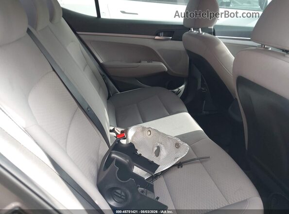 KMHD74LF4LU105931 2020 HYUNDAI ELANTRA Gray Widok naklejki z numerem VIN