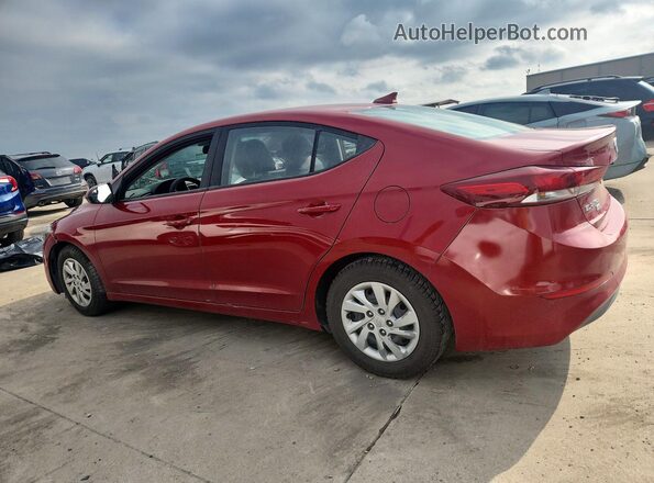 KMHD74LF5HU391554 2017 HYUNDAI ELANTRA Red Tył lewy