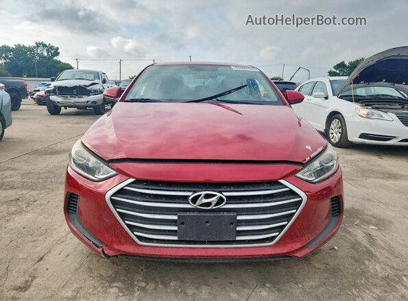 KMHD74LF5HU391554 2017 HYUNDAI ELANTRA Red Widok z przodu
