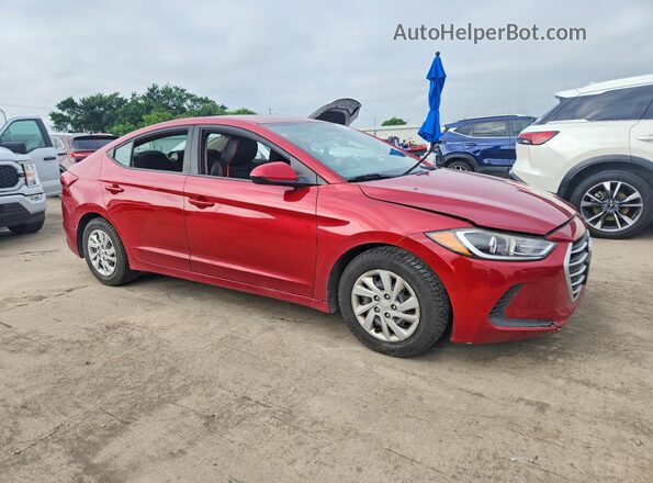 KMHD74LF5HU391554 2017 HYUNDAI ELANTRA Red Przód prawy