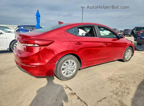 KMHD74LF5HU391554 2017 HYUNDAI ELANTRA Red Tył prawy