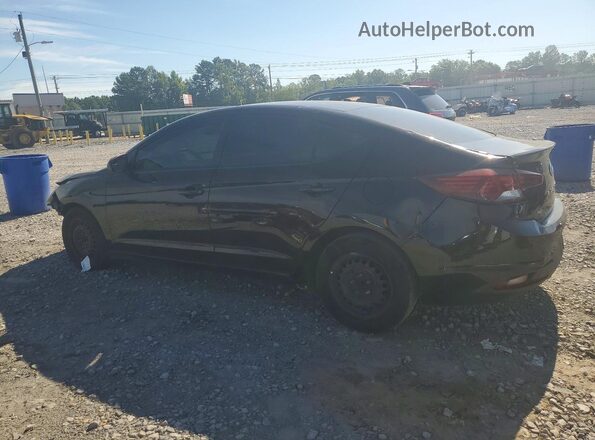KMHD74LF5KU799804 2019 HYUNDAI ELANTRA Black Trasero izquierdo