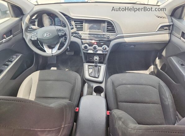 KMHD74LF5KU833675 2019 HYUNDAI ELANTRA Gray Առջևի վահանակի տեսք