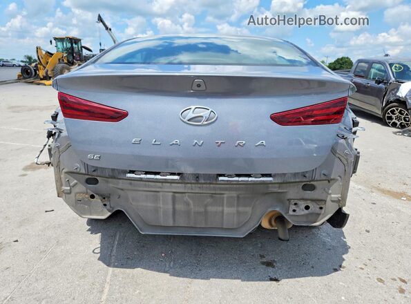 KMHD74LF5KU833675 2019 HYUNDAI ELANTRA Gray Հետևի տեսք