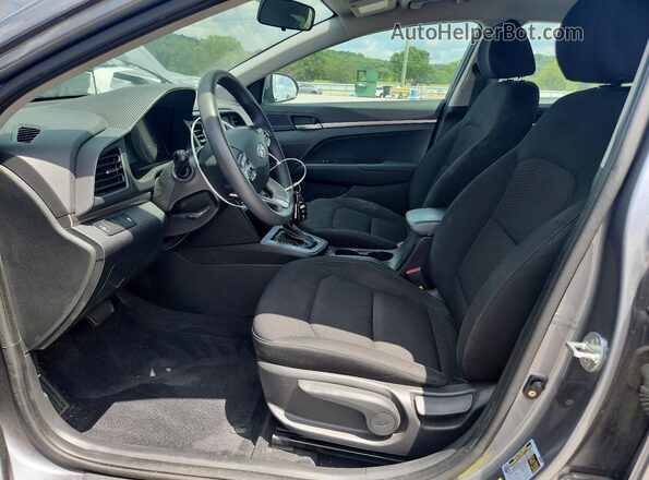 KMHD74LF5KU833675 2019 HYUNDAI ELANTRA Gray Սալոնի դիմացի տեսք