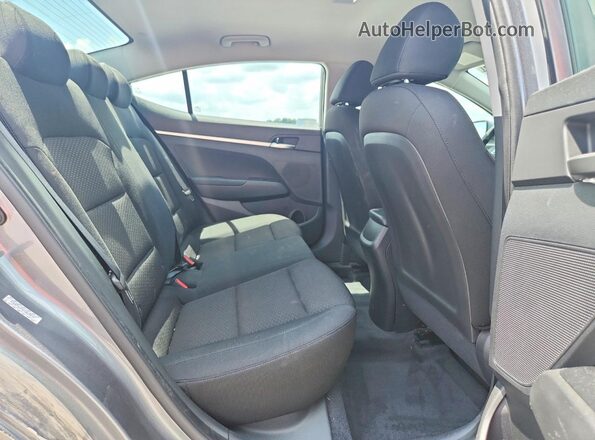 KMHD74LF5KU833675 2019 HYUNDAI ELANTRA Gray Հետևի նստատեղերի տեսք