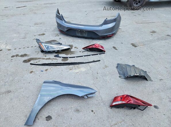 KMHD74LF5KU833675 2019 HYUNDAI ELANTRA Gray Շարժիչի բաժամունքի տեսք