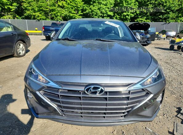 KMHD74LF5KU862707 2019 HYUNDAI ELANTRA Gray Widok z przodu