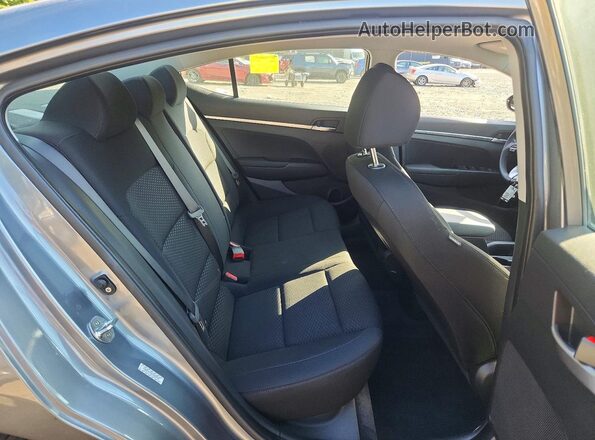 KMHD74LF5KU862707 2019 HYUNDAI ELANTRA Gray Widok tylnych siedzeń