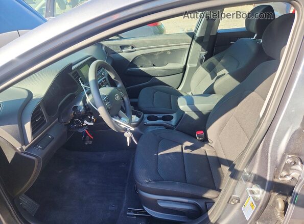 KMHD74LF5KU862707 2019 HYUNDAI ELANTRA Gray Widok wnętrza z przodu