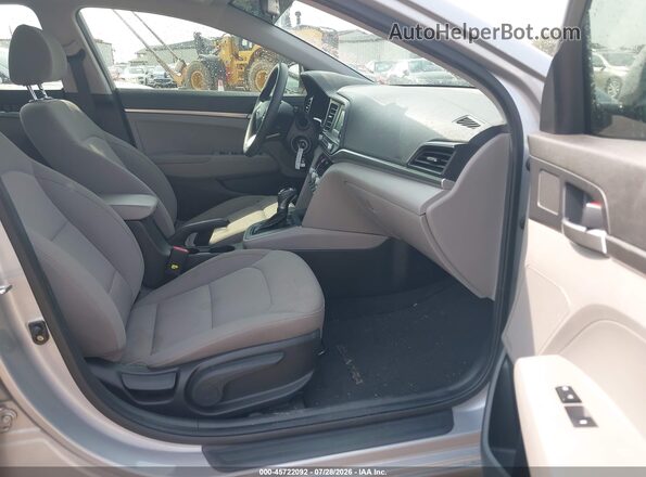 KMHD74LF5LU078674 2020 HYUNDAI ELANTRA Silver Front interior view