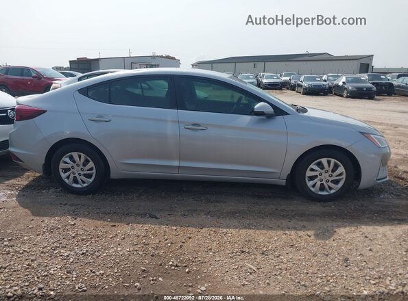KMHD74LF5LU078674 2020 HYUNDAI ELANTRA Silver Rear interior view