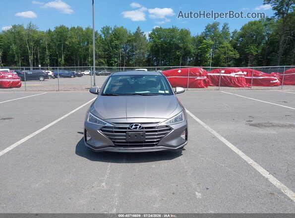 KMHD74LF5LU943840 2020 HYUNDAI ELANTRA Silver Widok zestawu wskaźników