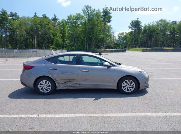 KMHD74LF5LU943840 2020 HYUNDAI ELANTRA Silver Widok wnętrza z tyłu