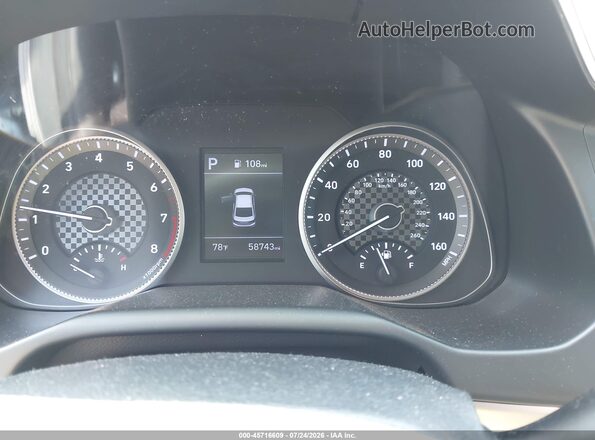 KMHD74LF5LU943840 2020 HYUNDAI ELANTRA Silver Widok tylnych siedzeń