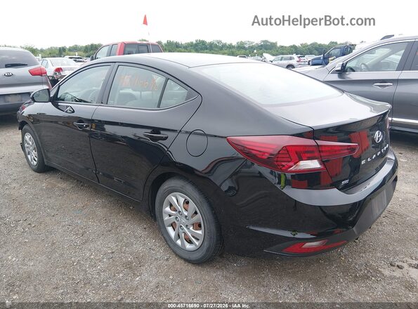 KMHD74LF5LU994190 2020 HYUNDAI ELANTRA Black Trasero izquierdo
