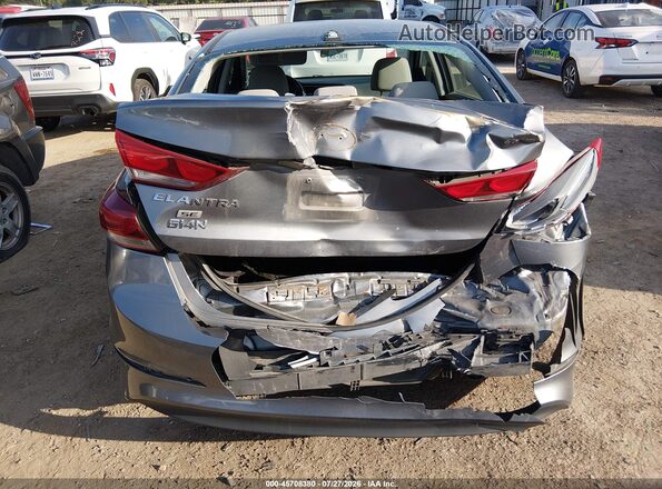 KMHD74LF6HU072406 2017 HYUNDAI ELANTRA Gray წინა ხედი