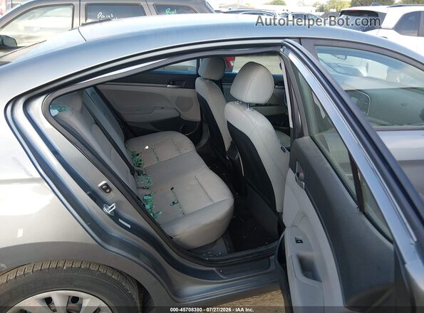 KMHD74LF6HU072406 2017 HYUNDAI ELANTRA Gray VIN კოდის სტიკერის ხედი